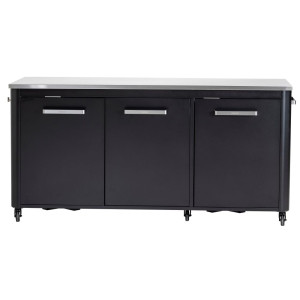 COZZE miza z inox ploščo 180x60x90 cm (90528)
